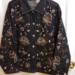 Embroidered Denim Jacket